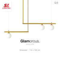 SL LIGHTING | โคมไฟห้อย SL-2-GLAM-P2039/3