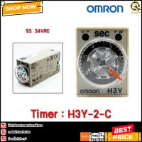 TIMER OMRON H3Y-2-C 5S 24V  แท้