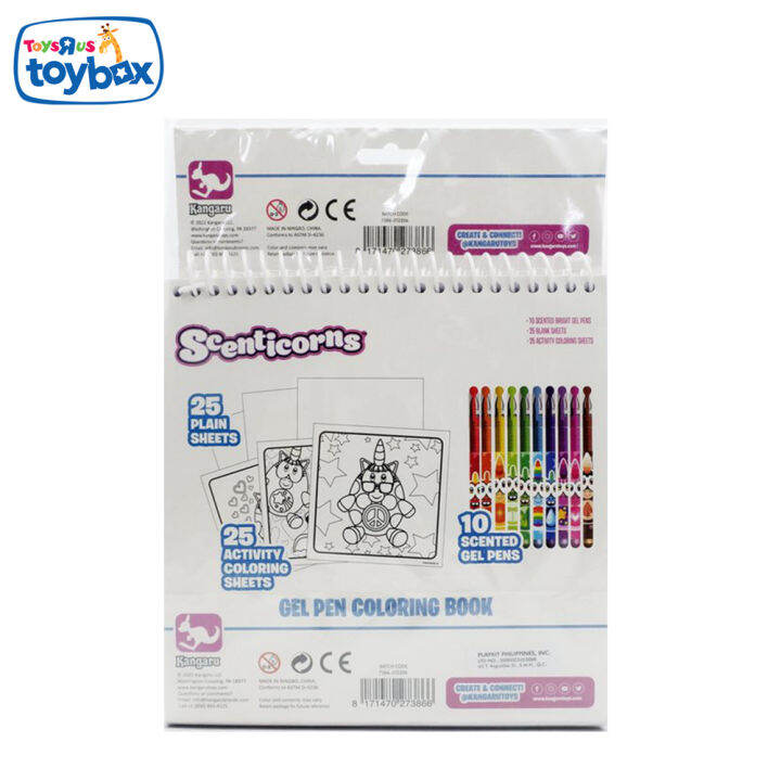 Scenticorns Gel Pen Coloring Book Lazada PH