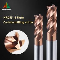 【DT】hot！ HRC55 1 2 3 4 5 6 8 10 12 13 14 15 16 20 Carbide end mill Milling cutting Tools Alloy Tungsten Cutter EndMills