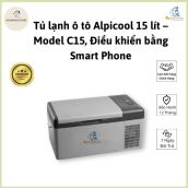 Tủ lạnh ô tô Alpicool 15 lít Model C15, Điều khiển bằng Smart Phone