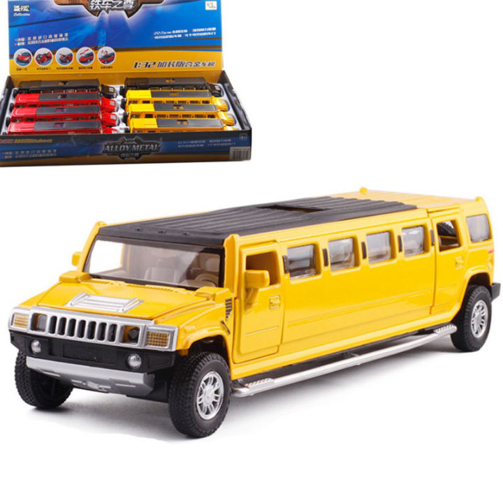 cailixin-clx1-32-lengthened-hummer-alloy-car-model-sound-and-light-power-control-toys-7-door-53135-bulk