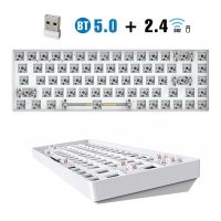 ZUOYA TESTER68 customized Mechanical keyboard kit hot-swappable shaft base axis 2.4G Bluetooth wireless keyboar gateron switch