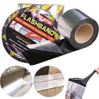 ❉♕ 1Roll Waterproof Repair Adhesive Tape Wall Crack Roof Duct Leakproof Tape Super adhesive Aluminum Foil asphalt Sticker Width10cm