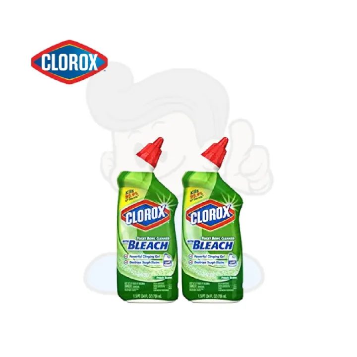 Clorox Toilet Bowl Cleaner with Bleach Fresh Scent, ( 2 x 709 mL