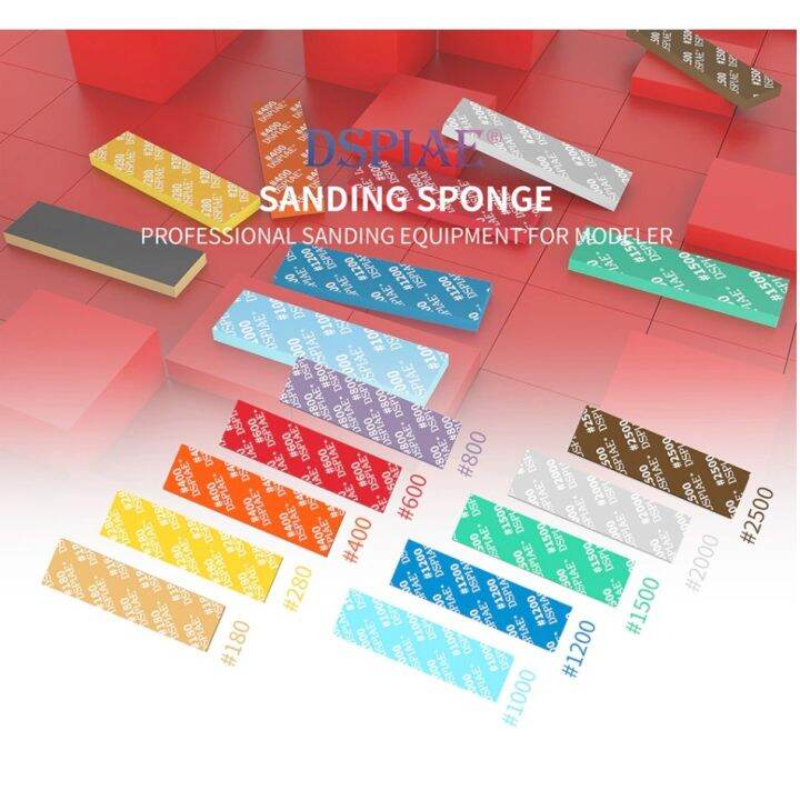 DSPIAE Sanding Sponge Grit 180 2500 Lazada PH