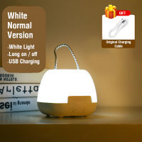 Remote Control Bedside Lamp 3 Colors Dimmable Led Desk Lamp with Clock USB Rechargable Reading Lamp Baby Childrens Night Light