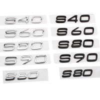 Car 3D ABS Chrome Decal Sticker For Volvo S40 S60 S80 S90 Car Rear Trunk Letters Logo Replace Badge Emblem Stickers Accessories