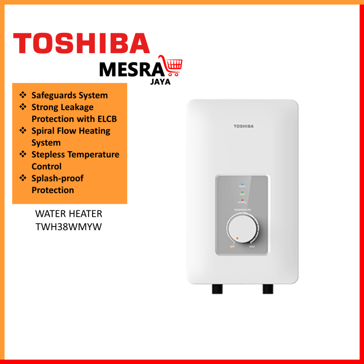 Toshiba Instant Electric Water Heater without Pump TWH38WMYW Lazada