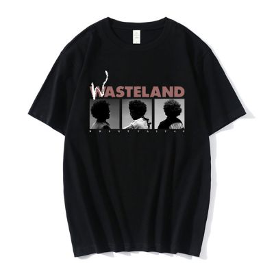 Brent Faiyaz เสื้อยืด2022 Hip Hop Pop อัลบั้ม Wasteland คู่แขนสั้นเสื้อยืดขนาดใหญ่ Hip Hop Streetwear Tees