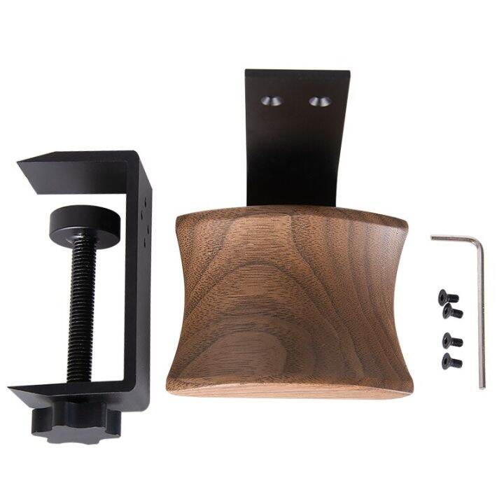 wooden-headphones-stand-holder-rack-aluminum-alloy-desk-lock-clip-bracket-easy-install-gaming-headset-hanger-for-table-display