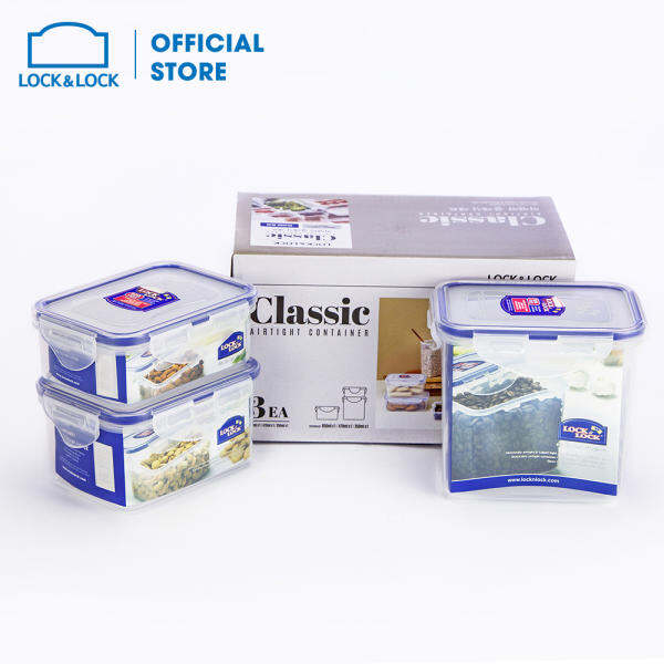 Bộ 3 hộp bảo quản Lock&Lock Classic HPL808S3 – giúp bảo quản thực phẩm tránh được mùi thức ăn