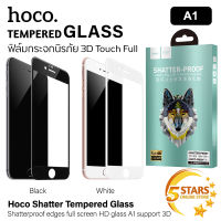 Hoco ฟิล์มกระจก A1 Shatter-Proof ฟิล์มกระจกนิรภัยแบบเต็มจอ 9H Full HD Clear ความแข็งแรง ตามมาตรฐานระดับสากล (Screen Protector) for iPhone 6/6s Plus