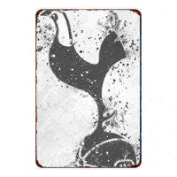 Tottenham_hotspurป้ายดีบุกบาร์Homeและโปสเตอร์Pub Wall Art Garden Officeห้องครัวโรงรถ