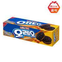 โอริโอ้ขนมคุกกี้สอดไส้คาราเมล oreo sandwich cookie salted caramel 100g 동서 오레오 샌드위치쿠키 솔티드카라멜