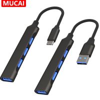 ✕ USB C HUB 3.0 OTG 4 Port Multi Splitter Adapter Type C 3.1 For Xiaomi Lenovo Macbook Pro 2020 13 15 Air Pro PC Computer Accesso