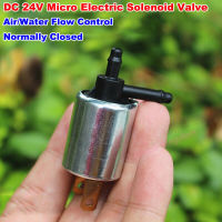 Micro Electric Solenoid Valve DC 24V 11LPM 2-Way Mini Normally Closed Type N/C Water Air Flow Control Switch Valve Valves