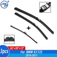 Wiper Front &amp; Rear Wiper Blades Set For BMW X3 F25 2010 11 12 13 14 15 16 17 Windshield Windscreen Front Rear Window 26"+20"+13"