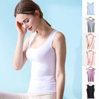 BANCHEN Women Slim Camisole Vest T-Shirt Thin Ice Silk Sleeveless Casual Summer