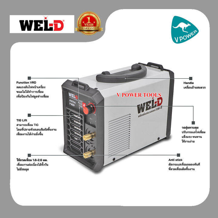 wel-d-เครื่องเชื่อมอินเวอร์เตอร์-รุ่น-mma140d-ลวดเชื่อม-1-6-2-6-มม-เชื่อมงานต่อเนื่องได้ทั้งวันไม่มีสะดุด