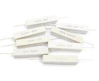 【DT】hot！ 10pcs 10W 5  Cement Resistor Resistance 0.1   10K 0.1R 0.5R 10R 50R 0.22 0.33 0.5 1 2 5 8 10 15 20 25 30 1K ohm