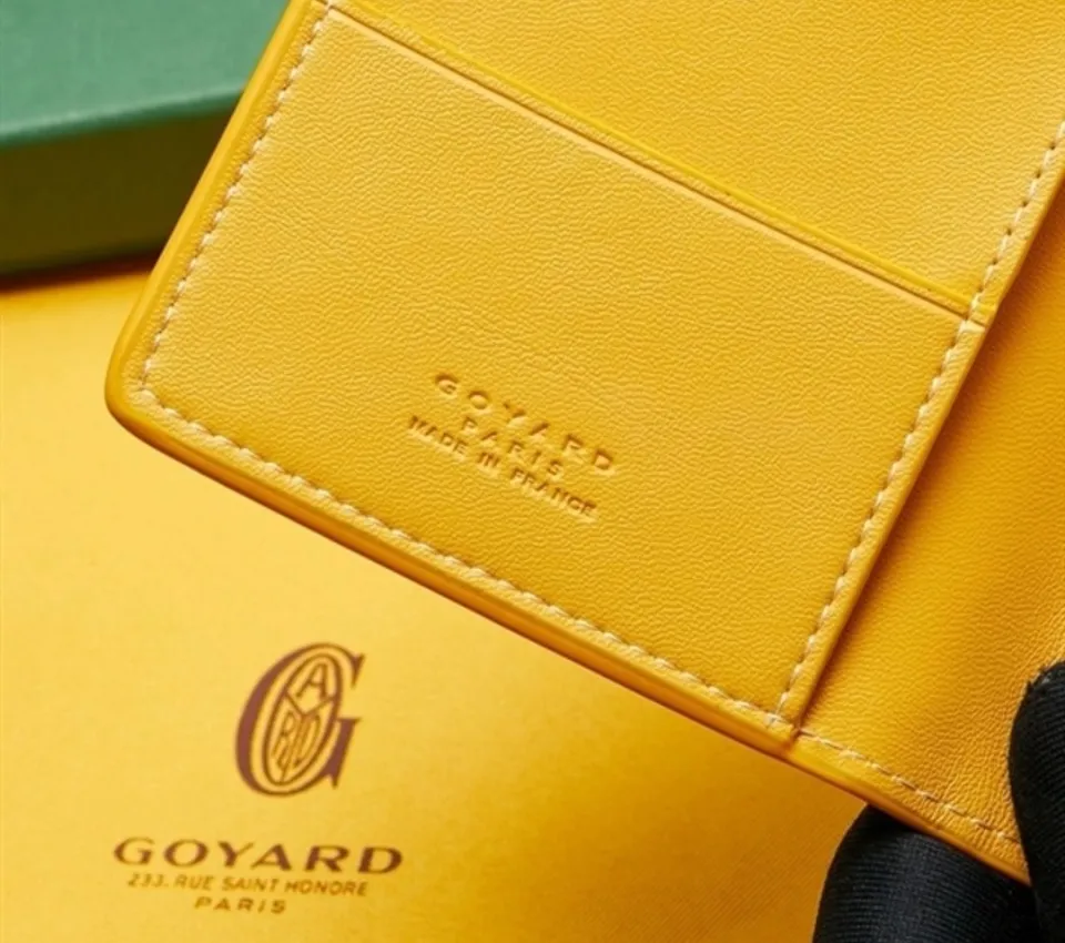 ♔ Yard Goya dog tooth passport holder multifunctional goyard ID card bag  change fashion cover