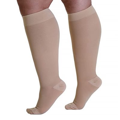 Elastic Varicose Vein Support Socks Men Women 23 32mmHg Medical Compression Stockings Treat Shaping Graduated Pressure Sock