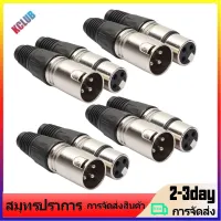 8pcs 4 Male 4 Female XLR 3Pin Plug Microphone Audio Cable Wire Connectors