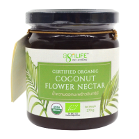 อะกรีไลฟ์ น้ำหวานดอกมะพร้าว 240 กรัม - Coconut Flower Organic Nectar 240g Agrilife brand