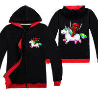 Deadpools Unicornเด็กซิปเสื้อแขนยาวHooded Coatเสื้อกันหนาวเด็กHoodie Zipper Jacket Coat C1232เสื้อผ้าเด็กใส่ลำลองสำหรับฤดูใบไม้ร่วงฤดูหนาวหลวมเสื้อคาร์ดิแกนกีฬา