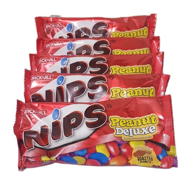 Jack N Jill NIPS Peanut Deluxe Candy Coated Roasted Peanuts (pack of