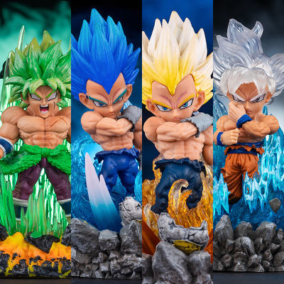 D Ragon B All Z ตัวเลขผัก Broli Goku รุ่นตุ๊กตา Figurines รุ่น Q ส่องสว่างรูปการกระทำพีวีซีคอลเลกชันเด็กของเล่น Gif