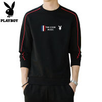 Playboy ชุดกีฬาลำลองผู้ชายใส่ในฤดูใบไม้ร่วง,เสื้อสเวตเตอร์เข้ารูปเสื้อใส่ด้านในสำหรับฤดูใบไม้ผลิ