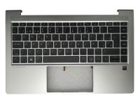 New Backlit Spanish Keyboard For HP Elitebook 640 G9 With Palmrest Upper Cover Case