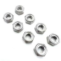 ❁▨ 2/10X M3-M16 304 Stainless Steel Prevailing Torque Type All Metal Insert Hexagon Lock Nut Hex Self Locking Locknut DIN980 GB6184