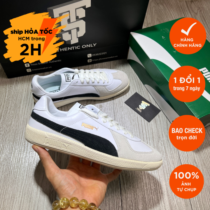 CHÍNH HÃNG] Giày thể thao PUMA ARMY TRAINER WHITE NIMBUS CLOUD