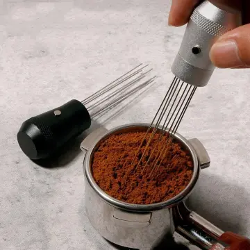 Espresso Coffee Stirrer Needle Stainless Steel Powder Disperser with  Magnetic Holder WDT Distributor Leveler Tool Accessories