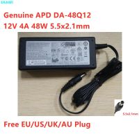 DA-48Q12 APD ของแท้12V 4A 48W 5.5x2 1อะแดปเตอร์ AC มมสำหรับเครื่องชาร์จแหล่งจ่ายไฟหน้าจอ