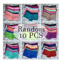 2023 Korean Random 10Pcs/Lot Women Lace Panties Nice Comfortable Transparent Sexy Lingerie Ladies Briefs XS/S/M/L/XL/2XL/3XL/4XL