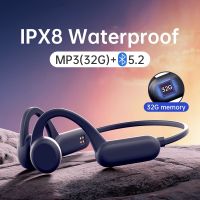 Bone Conduction Bluetooth Headphones X18Pro Earphone IPX8 Waterproof Wireless Bluetooth 5.2 Sport 32G RAM Headset For Swimming