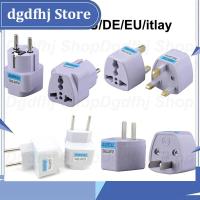 Dgdfhj Shop Universal US/UK/AU/DE Plug Adapter USA To Euro Europe Travel Wall AC Power Charger Adapter Converter 2 Round Pin Socket