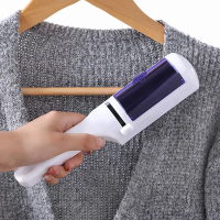 Coat Lint Roller Brush Pet Hair Sticky Roller Clothes Lint Remover Brush Portable Lint Roller Sweater Lint Remover Tool
