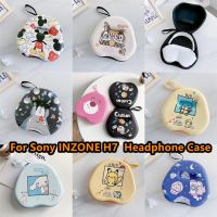 【Discount】 For Sony INZONE H7 Headphone Case Trendy Cartoon Series Jeni Turtle  for Sony INZONE H7 Headset Earpads Storage Bag Casing Box