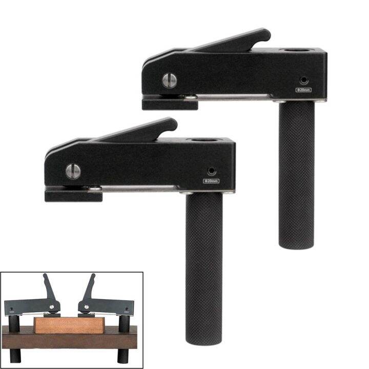 Workbench Dog Holes Quick Acting Hold Down Clamp,19/20MM Aluminum Alloy