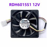 RDH6015S1 12V 0.17A 4300RPM Ultra Silent Original Power Supply เมนบอร์ด4สาย PWM อุณหภูมิควบคุม CPU Chassis Fan