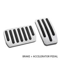 Aluminum alloy Foot Car Pedal For Tesla Model 3 Model Y Acelerator Gas Fuel Brake Pedal Rest Pedal Pads Auto Accessories Pedal Accessories