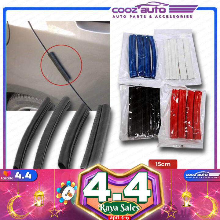 Rubber Strip Car Door Protector Anti Scratch Collision Door Guard Edge 15cm Lazada