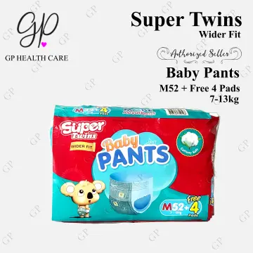 Super Twins Baby Diaper Pants M 52s