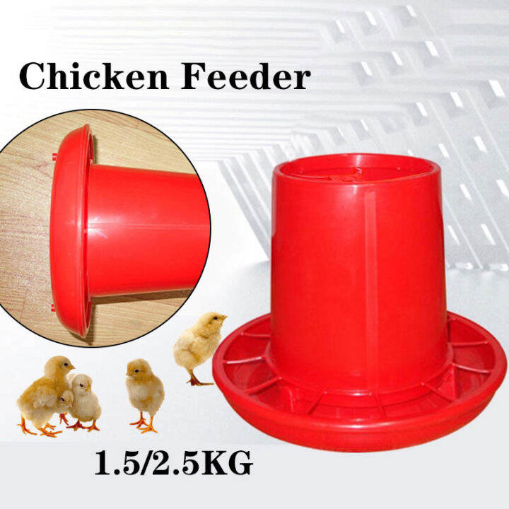 Chicken Feeder Chicken Quail Pigeon Feeder Chicken Feeding Bucket