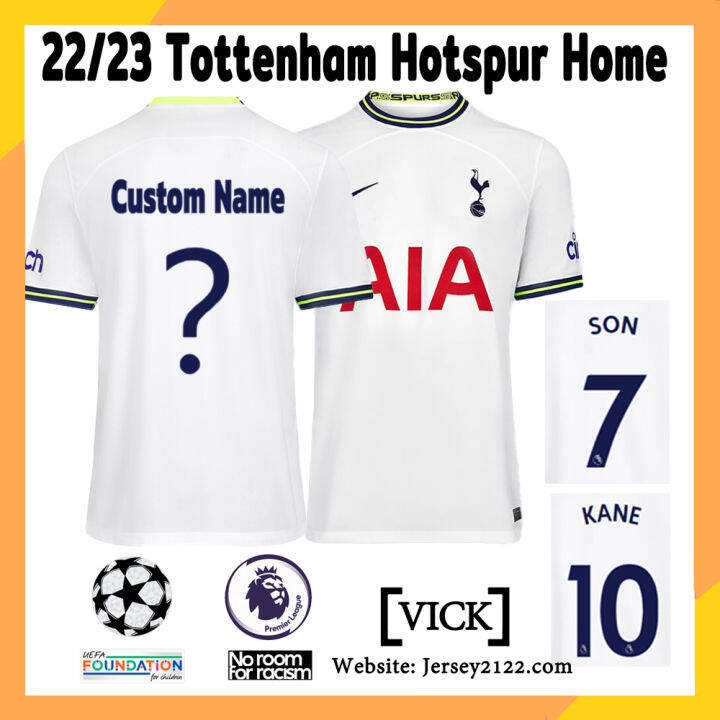 Tottenham Hotspur Jersey 22/23 Home Jersi 2022เสื้อฟุตบอลผู้ชาย TOT